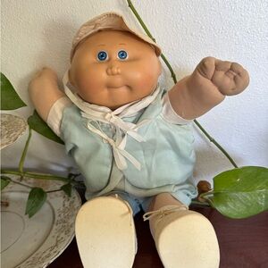 Doll with Blue Outfit